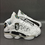 Juventus Football Team Form Air Jordan Sneaker13 Shoes Sport Sneakers JD13 Sneakers Personalized Shoes Design
