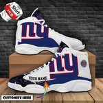 New York Giants Air Jordan Sneaker13 Customized For Fan Shoes Sport Sneakers JD13 Sneakers Personalized Shoes Design
