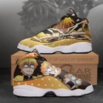 Zenitsu Agatsuma Sneakers Funny Face Demon Slayer Shoes MN10 JD13 Sneakers Personalized Shoes Design