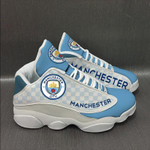 Manchester Cityfootball team form AIR Jordan 13 Sneakers -Lan1
