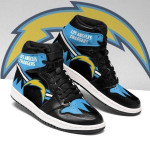 Los Angeles Chargers Nfl Football Air Jordan SneakerSneakers Blue Black Shoes Sport