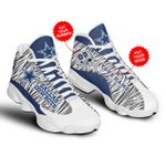 Dallas Cowboys Football Personalized Air Jordan Sneaker13 For Fan Shoes Sport Sneakers JD13 Sneakers Personalized Shoes Design