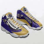 Baltimore Ravens Jordan 13 Shoes  JD 13 Sneaker
