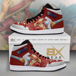 Luffy Red High One Piece Anime Sneakers Air Sneakers Jordan Sneakers Sport Sneakers
