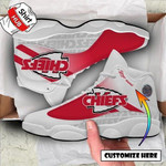 Kansas City Chiefs Football Air JD13 Sneakers Personalized Shoes