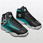Miami Dolphins Personalized Air Jordan Sneaker13 Shoes Sport Sneakers JD13 Sneakers Personalized Shoes Design