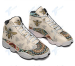 Mandala Bee Air Jordan Sneaker13 Sneakers Jd13 Xiii Shoes Sport JD13 Sneakers Personalized Shoes Design