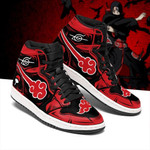Itachi Akatsuki Symbol Sneakers Boots Naruto Anime Sneakers JD13 Sneakers Personalized Shoes Design