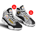 Pittsburgh Steelers Football Customized Shoes Air JD13 Sneakers