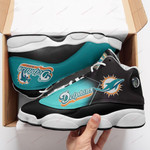 Miami Dolphins Air Jordan Sneaker13 Shoes Sport V104 Sneakers JD13 Sneakers Personalized Shoes Design