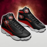San Francisco 49ers football team form AIR Jordan 13 Sneakers -Lan1