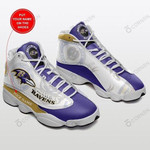 Baltimore Ravens Personalized Air JD13 Sneakers Gift For Fan
