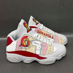Ottawa Senators Custom Tennis Shoes Air JD13 Sneakers Gift For Fan
