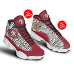 San Francisco 49ers Football Customized Shoes Air JD13 Sneakers