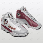 Florida State Seminoles Shoes Personalized Air JD13 Sneakers White