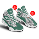 New York Jets Football Customized Shoes Air JD13 Sneakers For Fan