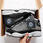Dallas Cowboys Team Customized Shoes Air JD13 Sneakers For Fan