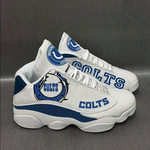 Indianapolis Colts Football Team Custom Tennis Shoes Air JD13 Sneakers