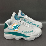Miami Dolphins Football Team Form Air Jordan Sneaker13 Lan1 Shoes Sport Sneakers JD13 Sneakers Personalized Shoes Design