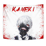 Tokyo Ghoul Anime Tapestry - Scary Ken Kaneki Watercolor Drawing Tapestry Home Decor