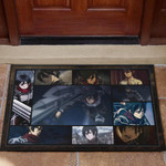 Mikasa Ackerman Attack On Titan Door Mat Anime Home Decor Custom For Fans NA031803