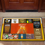 Drinking Beer Door Mat Hobby Home Decor Custom For Fans NT031802