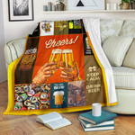 Drinking Beer Fleece Blanket Hobby Home Decor Custom For Fans NT031802