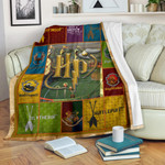 Quidditch At Hogwarts Harry Potter Fleece Blanket Movie Home Decor Custom For Fans NT032102
