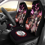 Nezuko Kamado Demon Slayer Car Seat Covers Anime Car Accessories Custom For Fans NA030901