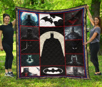 The Bat Man Premium Quilt Blanket Movie Home Decor Custom For Fans NT031501