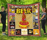 Drinking Beer Simpson Premium Quilt Blanket Hobby Home Decor Custom For Fans NT032401