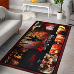 Eren Yeager Attack On Titan Area Rug Anime Home Decor Custom For Fans NA033101
