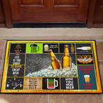 Cheers Drinking Beer Door Mat Hobby Home Decor Custom For Fans NT032202