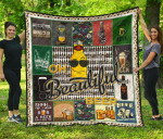 Drinking Beer Premium Quilt Blanket Hobby Home Decor Custom For Fans NT032402