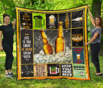 Cheers Drinking Beer Premium Quilt Blanket Hobby Home Decor Custom For Fans NT032202