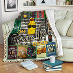 Drinking Beer Fleece Blanket Hobby Home Decor Custom For Fans NT032402