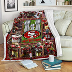San Francisco Players 49ers Fleece Blanket American Football Home Decor Custom For Fans