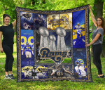 Los Angeles Players Rams Premium Quilt Blanket American Football Home Decor Custom For Fans