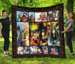 Team 7 Naruto Premium Quilt Blanket Anime Home Decor Custom For Fans