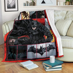 The Bat Man Fleece Blanket Movie Home Decor Custom For Fans NT022802