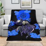 Obito Uchiha Naruto Fleece Blanket Anime Home Decor Custom For Fans NA021801