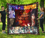 Naruto Main Characters Premium Quilt Blanket Anime Home Decor Custom For Fans NA030305