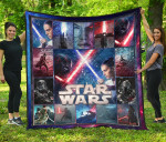 Rey And Ren Star Wars Premium Quilt Blanket Movie Home Decor Custom For Fans NT040402
