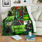 Hulk Swamp Thing Fleece Blanket Movie Home Decor Custom For Fans NT041402
