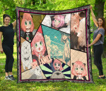 Anya Forger Spy x Family Premium Quilt Blanket Anime Home Decor Custom For Fans NA042702
