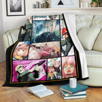Loid Forger And Anya Forger Spy x Family Fleece Blanket Anime Home Decor Custom For Fans NA042902