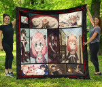 Anya Forger And Yor Forger Spy x Family Premium Quilt Blanket Anime Home Decor Custom For Fans NA042901
