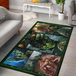 Angry Hulk The Incredible Hulk Area Rug Movie Home Decor Custom For Fans NT042001