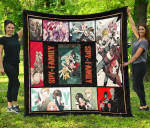 Loid Yor And Anya Forger Spy x Family Premium Quilt Blanket Anime Home Decor Custom For Fans NA042903