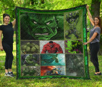 Angry Hulk The Incredible Hulk Premium Quilt Blanket Movie Home Decor Custom For Fans NT042002